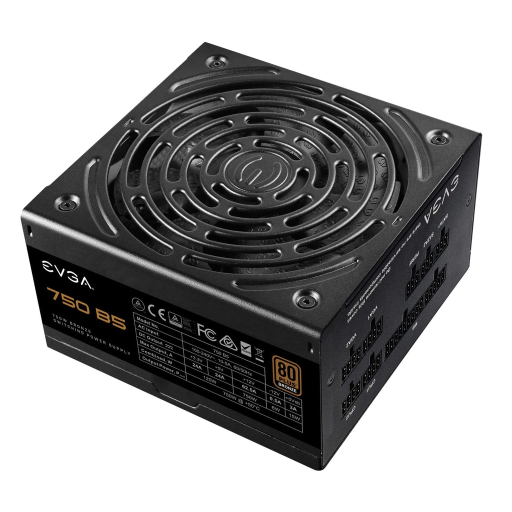Fuente De Poder E750 B5 750W 80 Plus Bronze Modular 220 B5 0750 V1