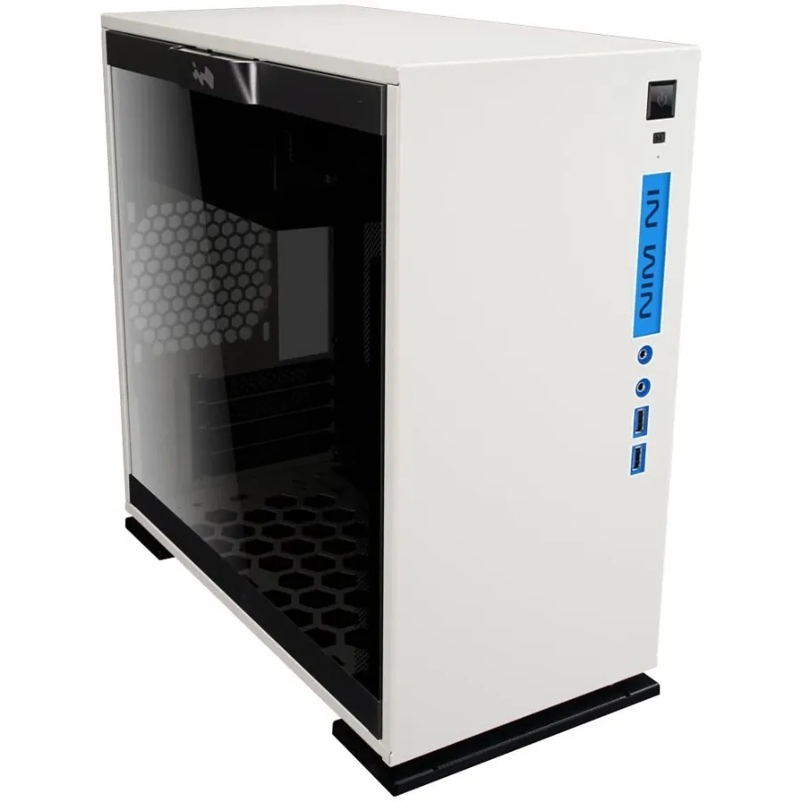 Gab In Win 301 Minitorre Micro Atx Mini Itx 2Usb3.0 Hd Audio Vidrio Templado Color Blanco