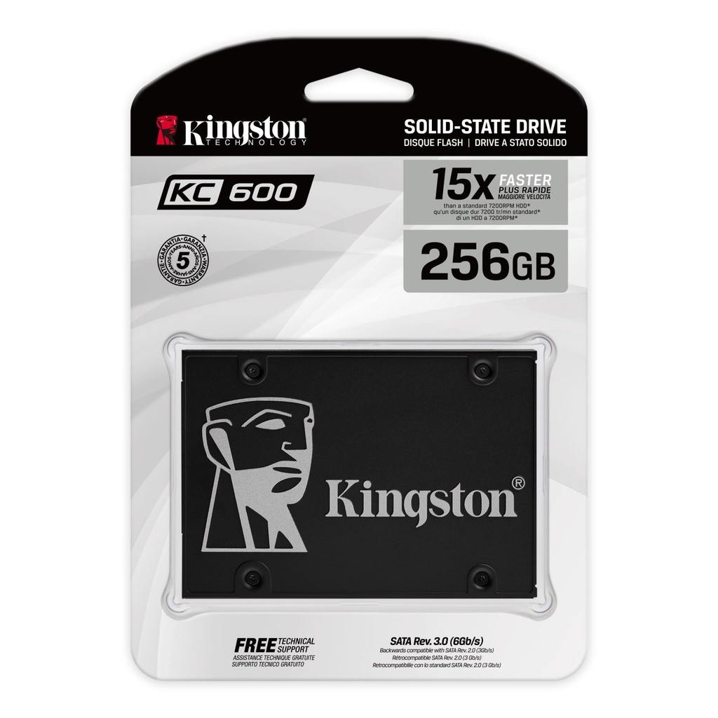 Ssd Interno Kingston 256G Sata Rev 3.0 550Mb S Skc600 256G
