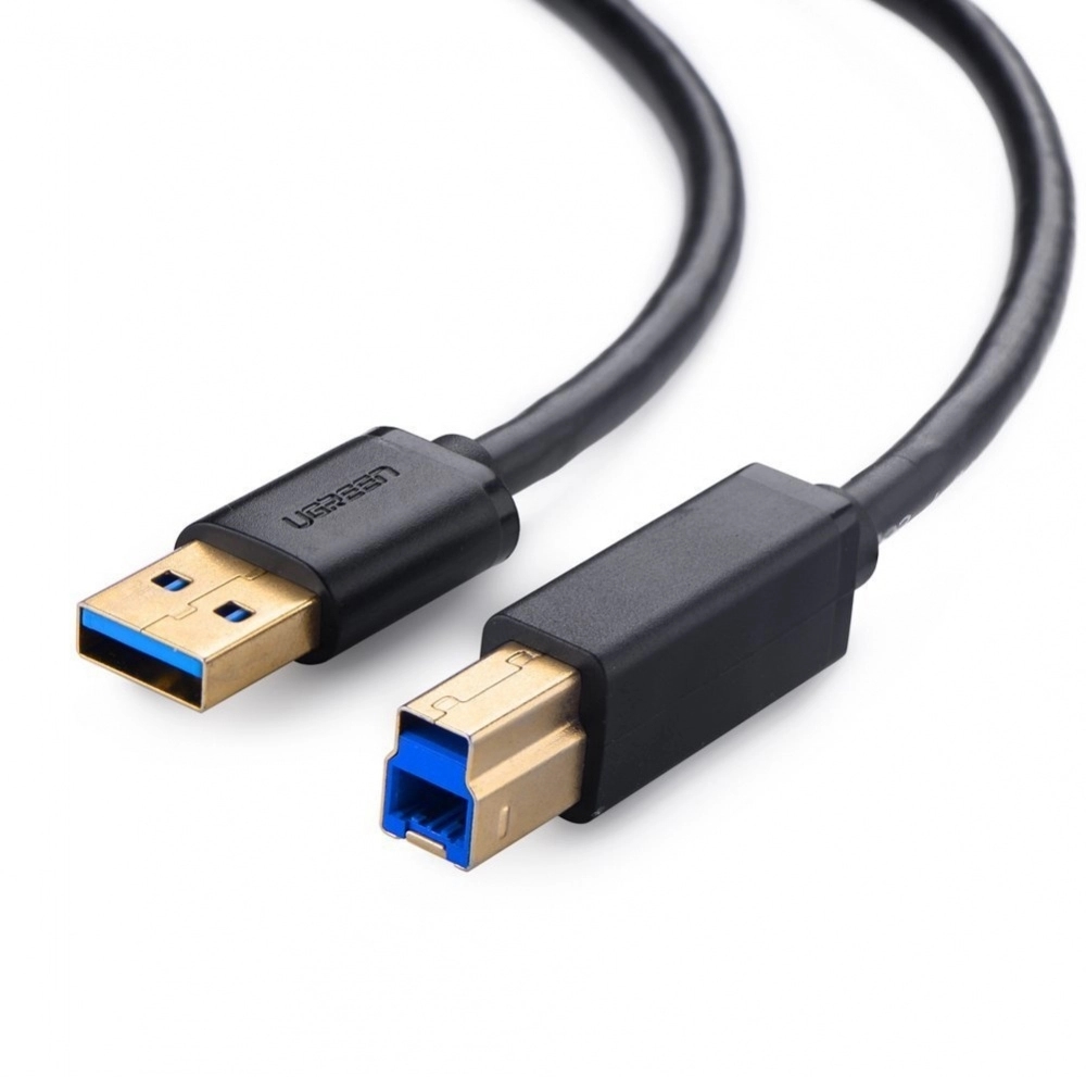 Cable De Impresora Ugreen Us210 Usb 3.0 A-B 2M Blk