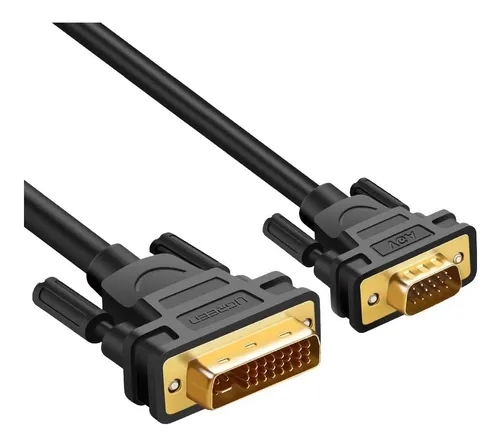 Cable Ugreen Dvi(24+5)Macho A Vga Macho 1M Black