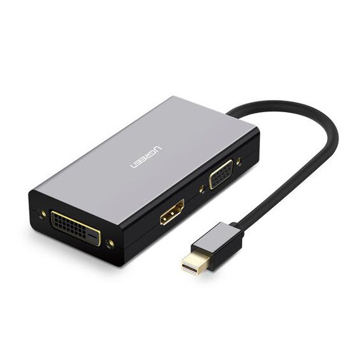 Convertidor Ugreen Mini Dp A Hdmi Vga Dvi Black