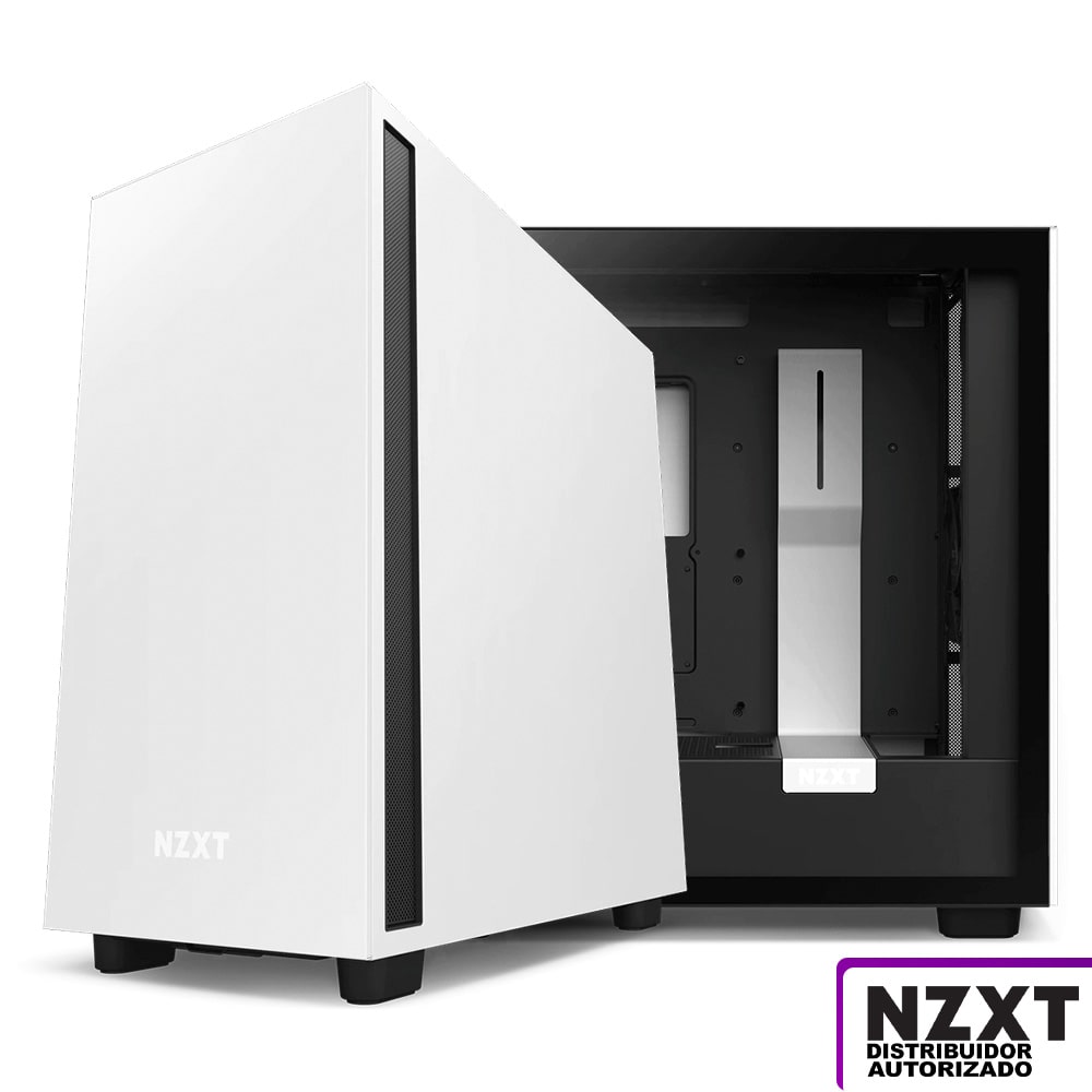 Gabinete Nzxt H7 Negro Blanco Atx
