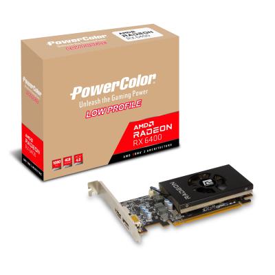 Gpu Power Color Radeon Rx 6400 Low Profile 4Gb Gddr6