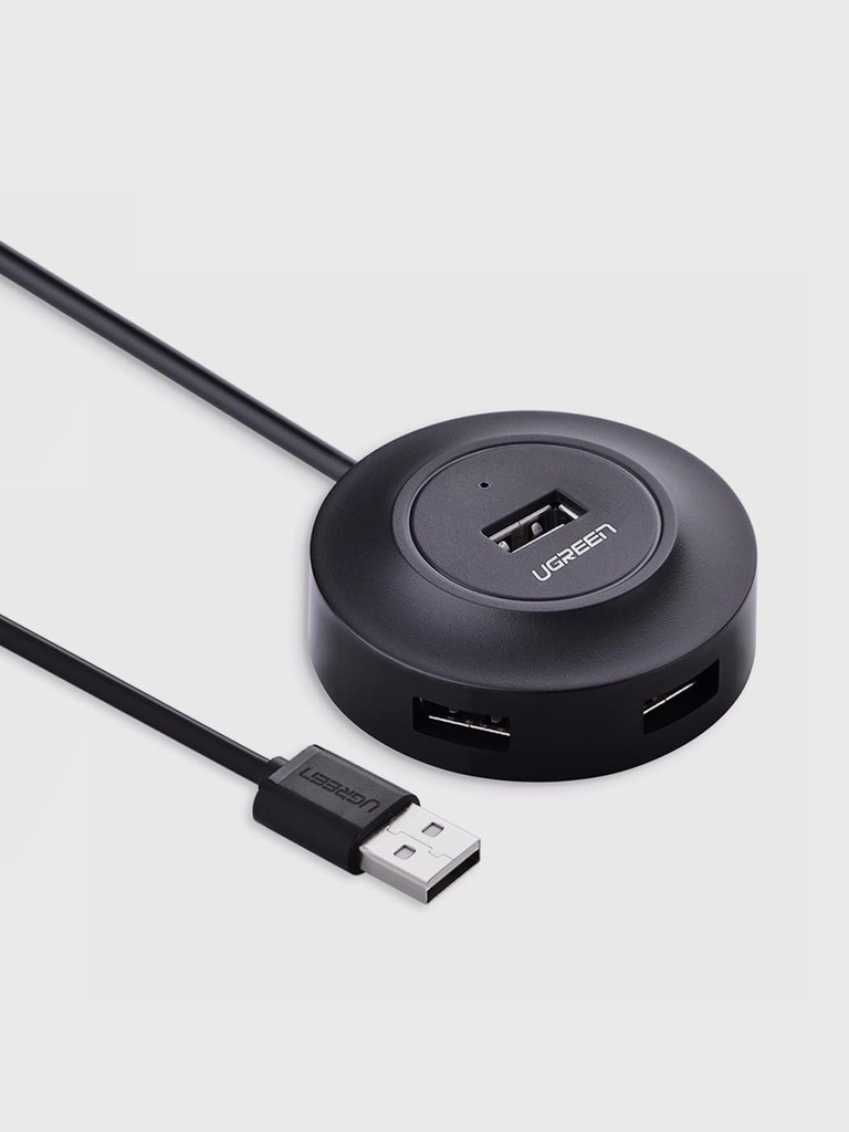 Hub Ugreen Cr106 4 Puertos Usb 2.0 Black