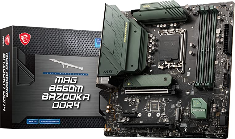Tarjeta Madre Msi Mag B660M Bazooka Ddr4 1700,Matx