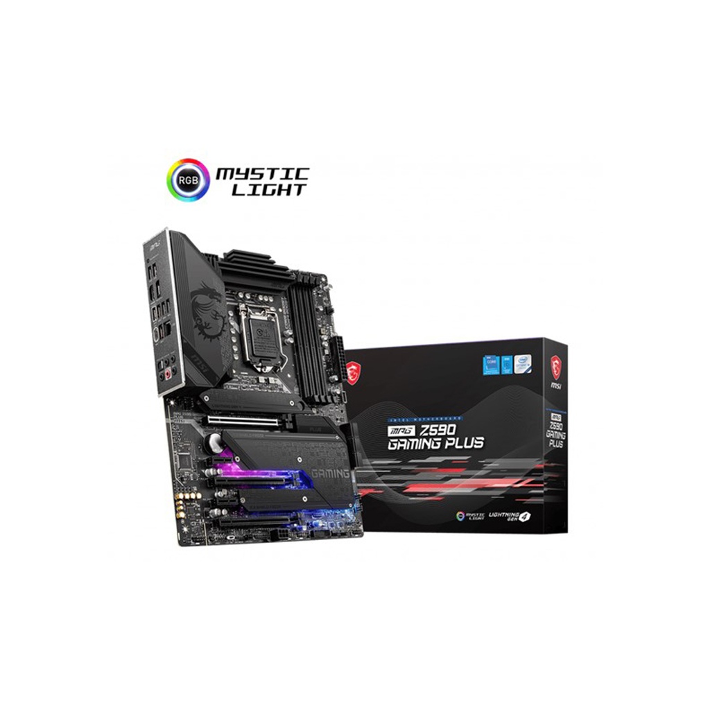 Tarjeta Madre Msi Mpg Z590 Gaming Plus Socket 1200 5333 Dp Crossfire Atx