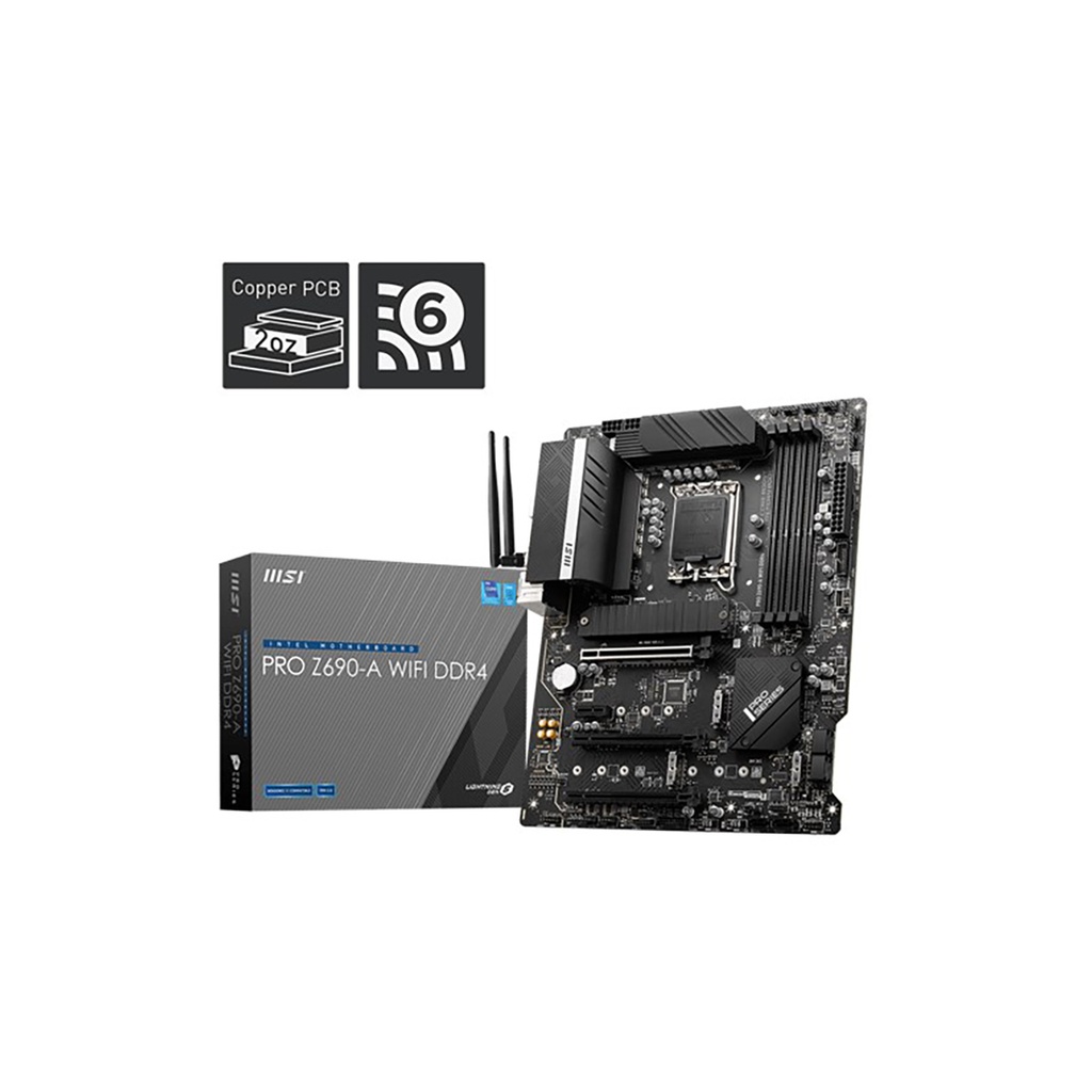 Tarjeta Madre Msi Pro Z690-A Wifi Ddr5200Mhz Dp Crossfire Atx