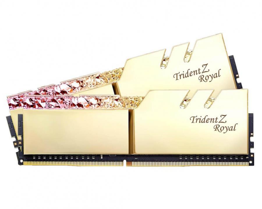 Memoria Ddr4 Gskill Trident Z Royal 2X8Gb 3200Mhz Oro