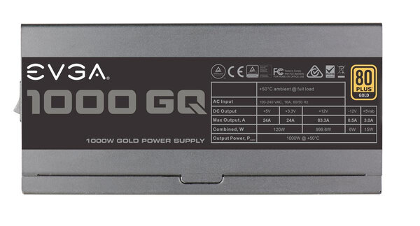 Fuente De Poder Evga 1000W Gq 80+Oro