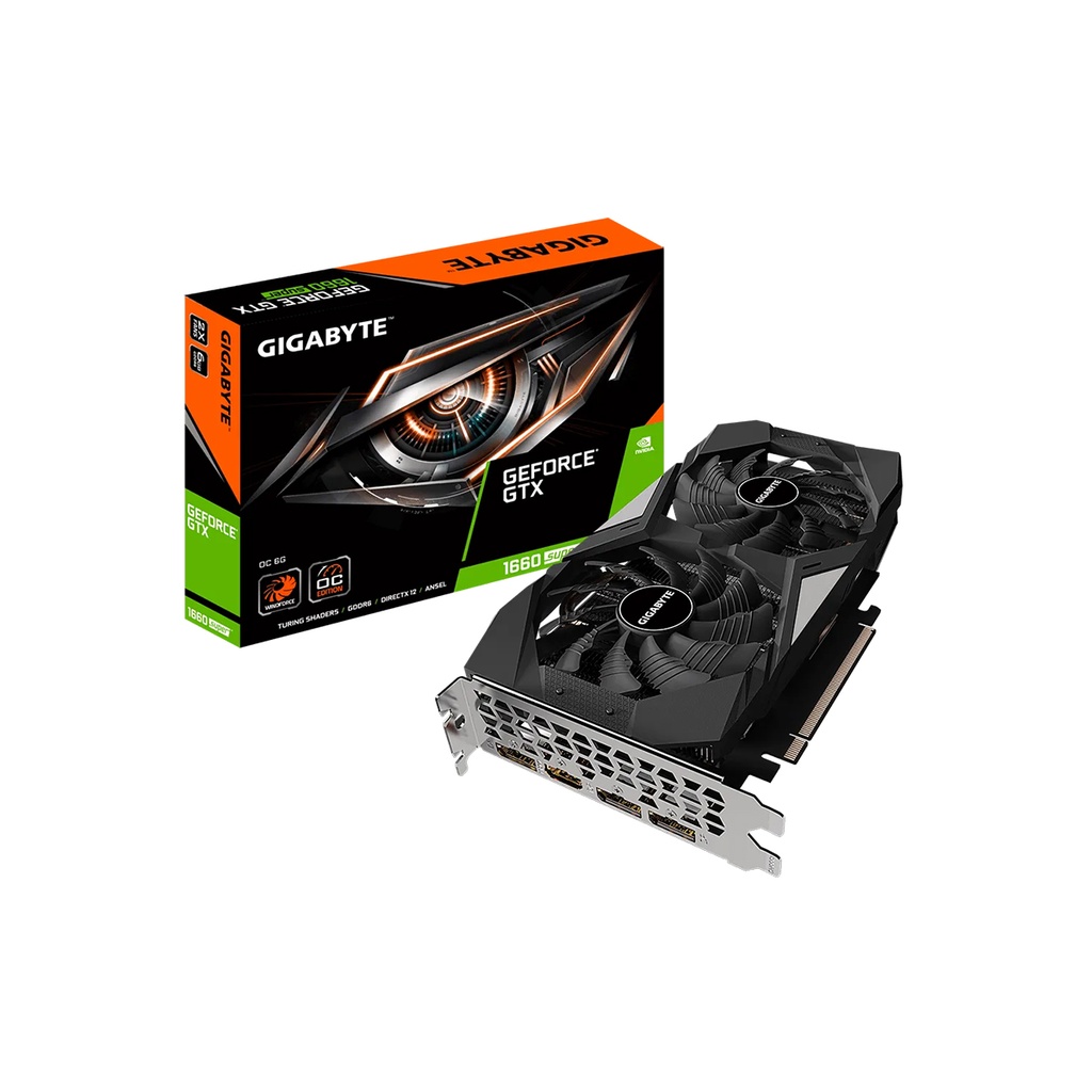 Tarjeta De Video Gigabyte Gv-N166Soc-6Gd Gtx 1660 Super Oc 6G Ddr5 192Bit Hdmi*1 Dp*3