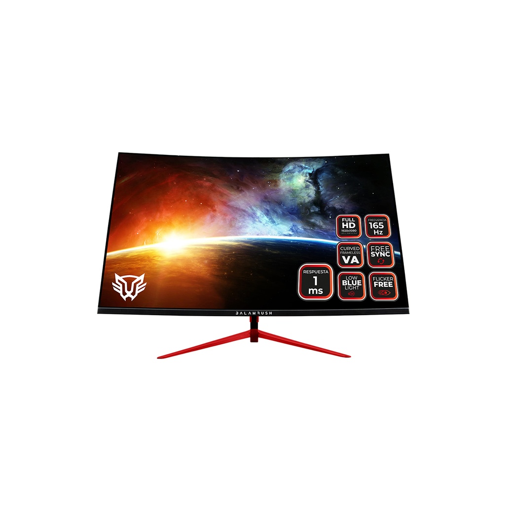 Monitor 27" Balam Rush (Br-932448) Mtx27C, Earth, 1920X1080, 165Hz