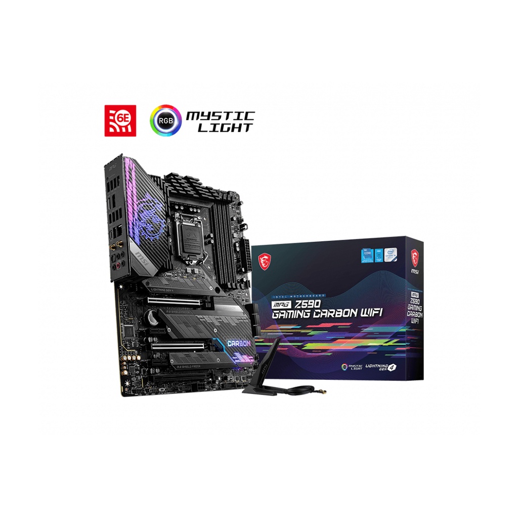 Tarjeta Madre Msi Mpg Z590 Gaming Carbon Wifi Socket 1200 5333 3*M.2 1*Dp 1*Cro