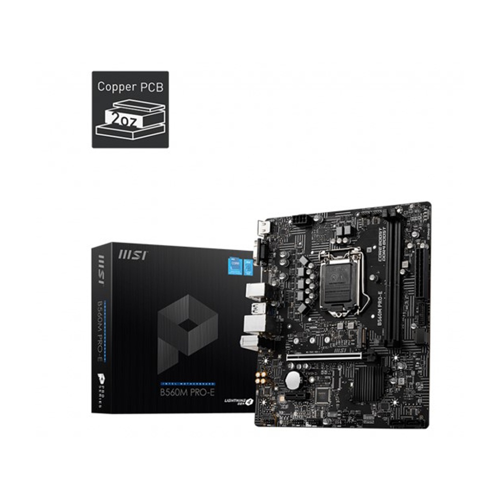 Tarjeta Madre Msi B560M Pro-E Socket 1200 2* Ddr44800 Micro Atx