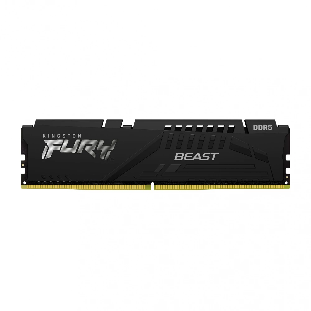 Ram Dimm Kingston Fury Beast Negro 16Gb Ddr5 5200Mhz Cl40 Kf552C40Bb 16