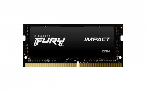 Ram Sodimm Kingston Fury Impact 8Gb Ddr4 2666Mhz Cl15 Negro Kf426S15Ib 8