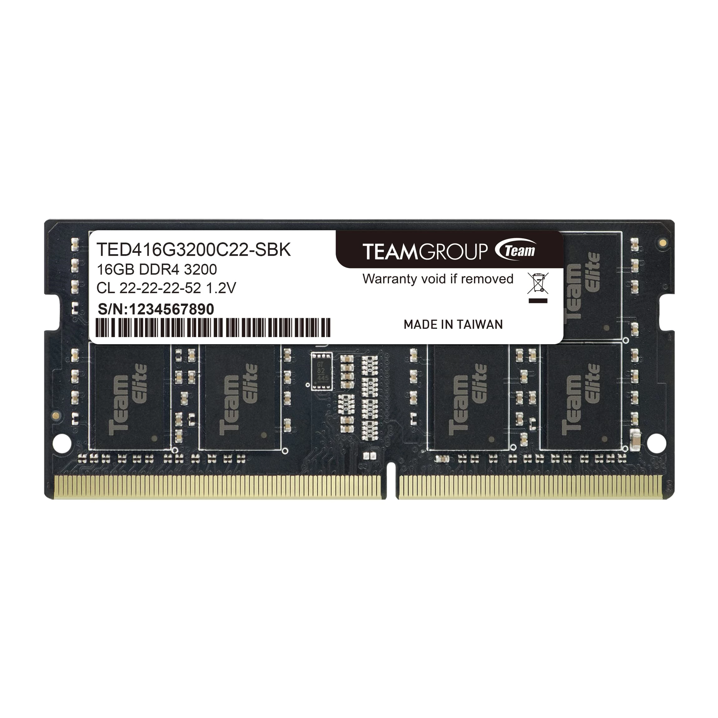 Ram Teamgroup T Force Zeus 16Gb Ddr4 3200 Mhz Pc4 25600 1.20 V Sodimm Rojo Ttzd416G3200Hc22