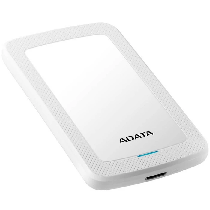 Disco Duro Externo Adata 1Tb Hv300 Usb 3.1 Blanco Ahv300 1Tu31 Cwh