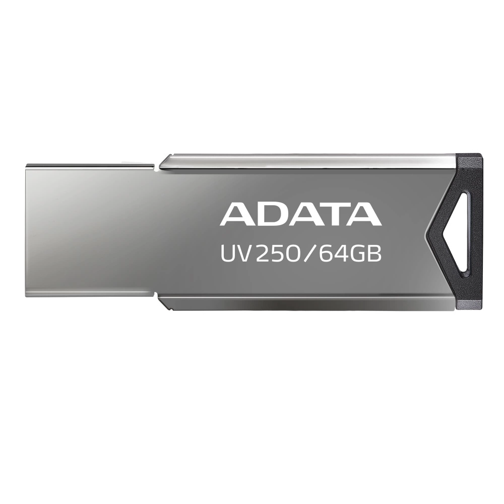 Memoria Usb Adata 64Gb 2.0 Metalica Plata Auv250 Auv250 64G Rbk
