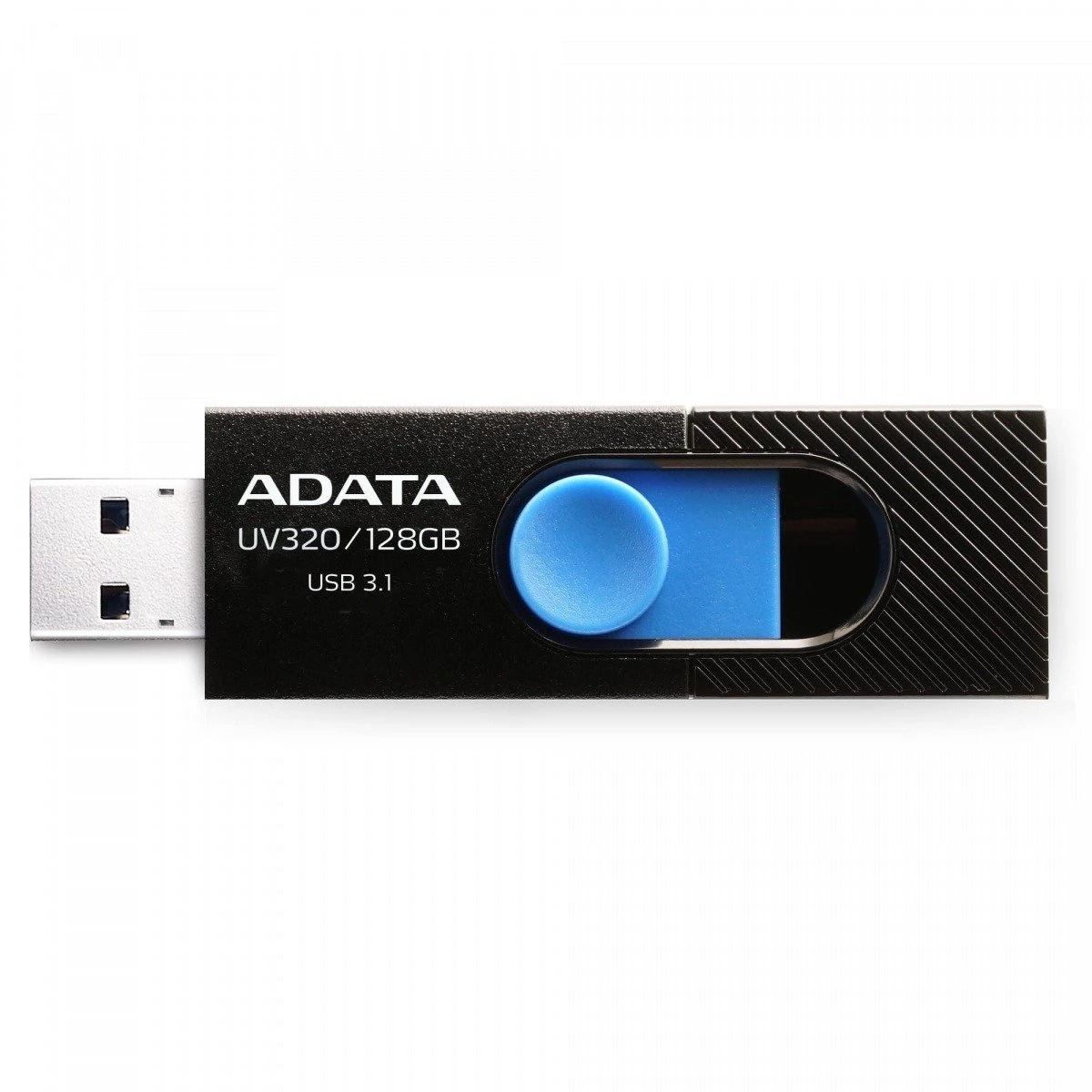 Memoria Usb Adata Uv320 128Gb Usb3.1 Negro Azul Auv320 128G Rbkbl