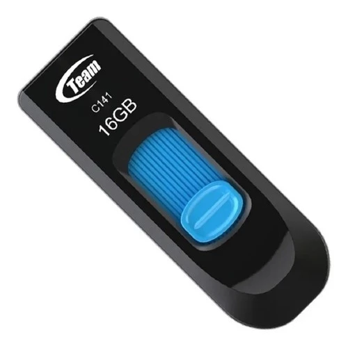 Memoria Usb Teamgroup 16Gb C141 2.0 Azul Tc14116Gl01