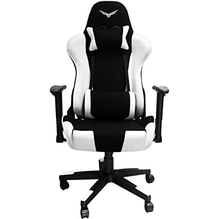 Silla Gaming Naceb Tela Falcon Blanca Na 0940B