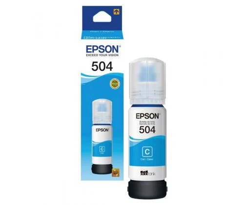 Tinta Epson T504 Cyan Serie L Para L4150 Y L4160 T504220 Al