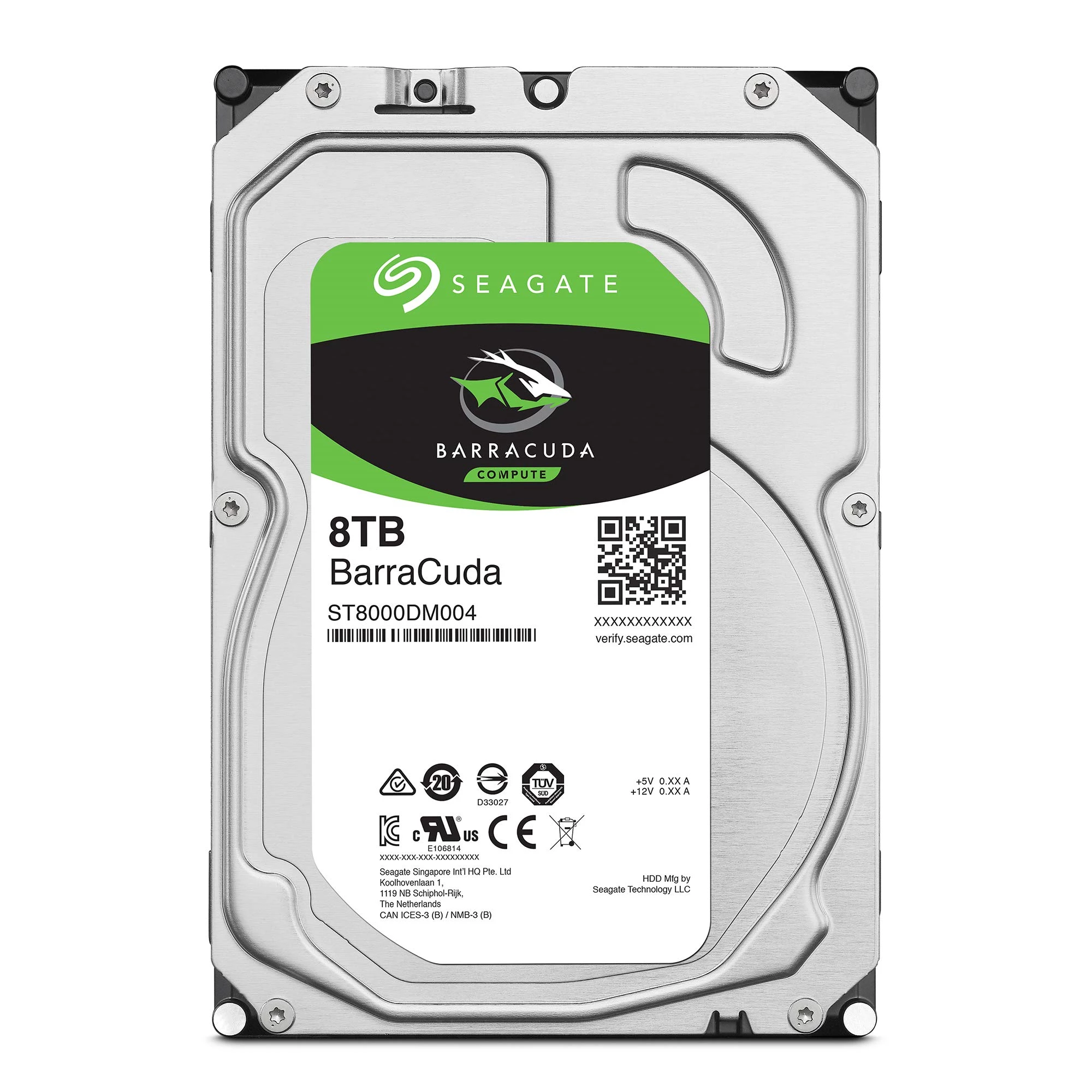 Disco Duro Interno Pc New Seagate Barracuda 8Tb Sata 3.5P St8000Dm004