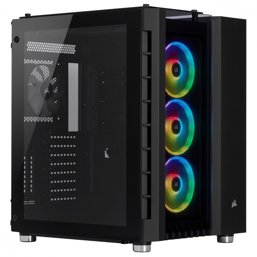 Gab Corsair Crystal 680X Con Ventana Atx Negro Led 3Xfan 2Xusb 3.1 Usb Tyc Cc 9011167 Ww
