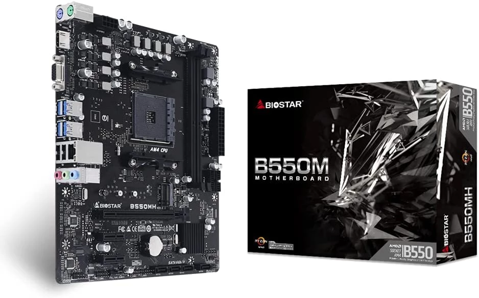 Mb Biostar B550 Mh Am64Gb 1866 A 4933Mhz M.2 Sata Pcie 4.0 B550Mh