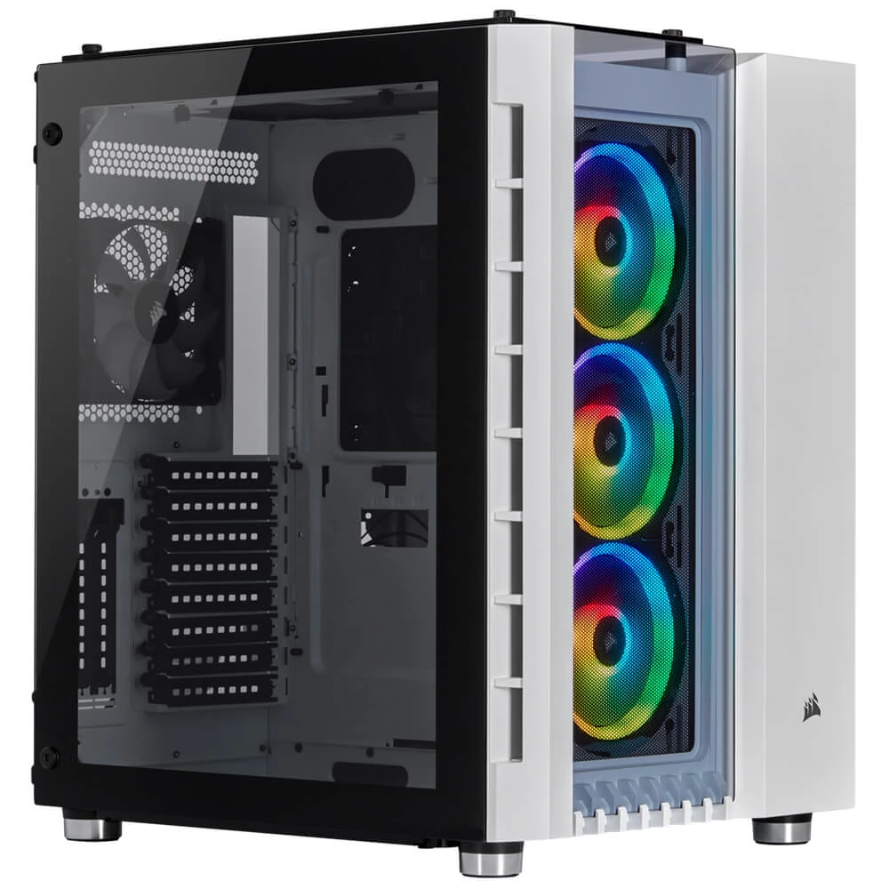 Gab Corsair Crystal Series 680X Rgb Media Torre Vidrio Templado Alto Flujo Aire Cc 9011169 Ww