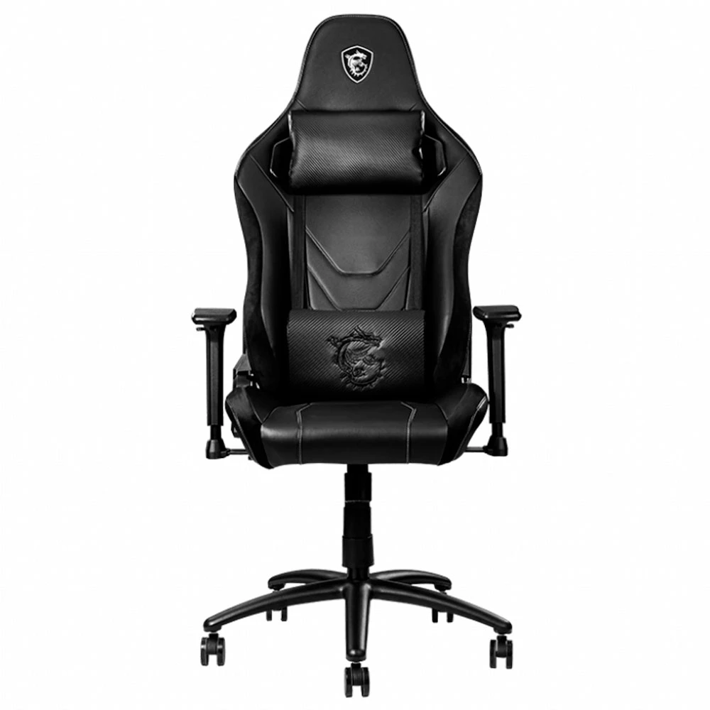 Silla Msi Confort Ch130 X Ajustable 2D 90 A 150 Grados Cojin Lumbar Y Cuello Terciopelo Mag Ch130 X