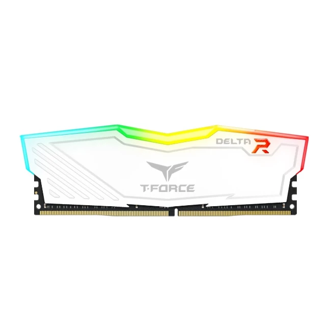 Ram Teamgroup T Force Delta Rgb 32Gb Ddr4 3200 Mhz Pc4 25600 Blanco Tf4D432G3200Hc16C01