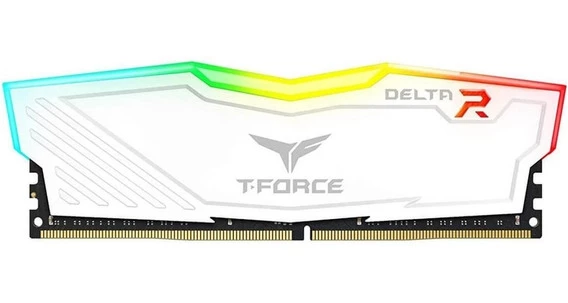 Ram Teamgroup T Force Delta Rgb 32Gb Ddr4 3600 Mhz Pc4 25600 Blanco Tf4D432G3600Hc18J01