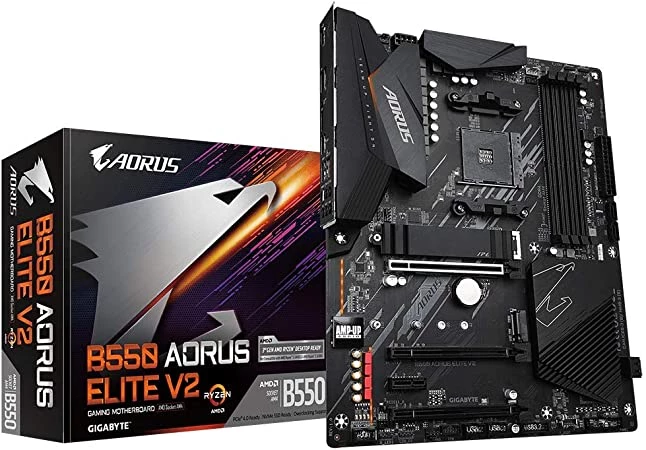 Mb Gigabyte B550 Am128Gb 2133 A 4733Mhz Dp Lan M.2 B550 Aorus Elite V2
