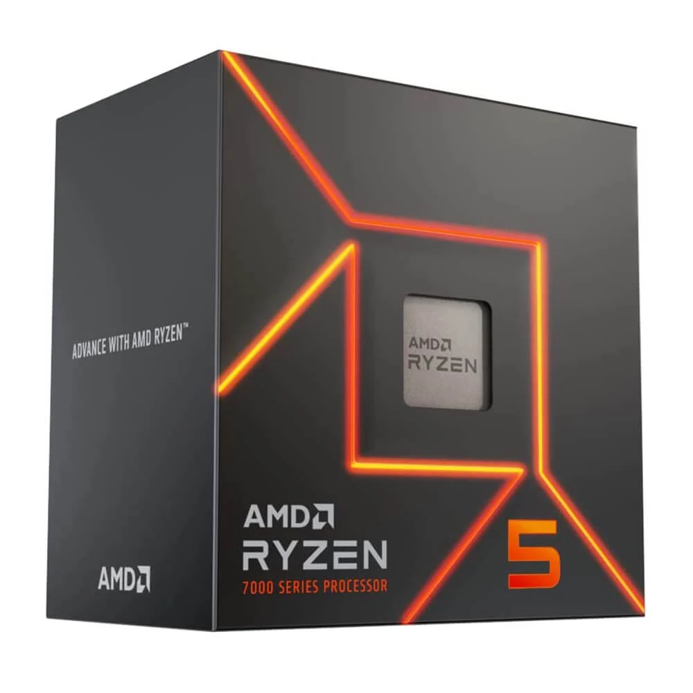 Cpu Amd Ryzen 5 7600 6Core, 32Mb, 3.8Ghz, Am5