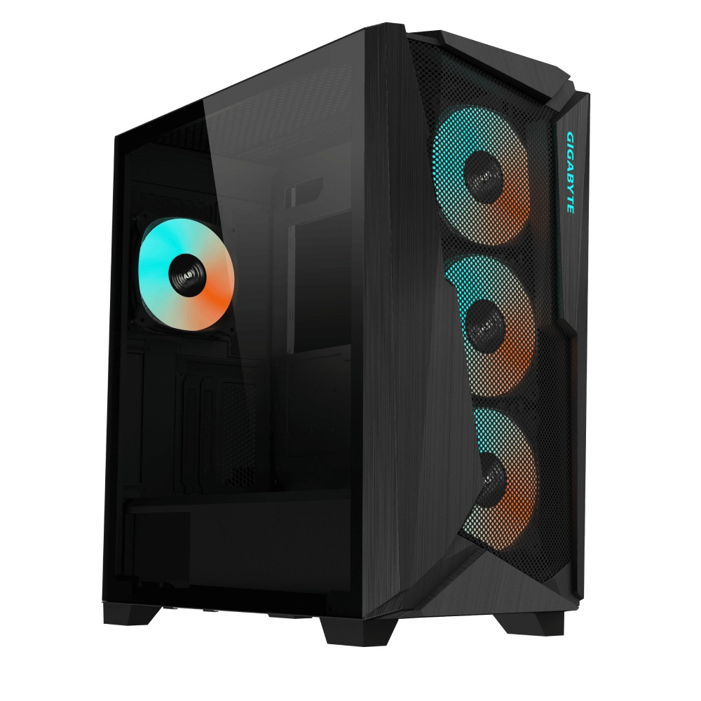 Gab Gigabyte C301 Glass Black E-Atx