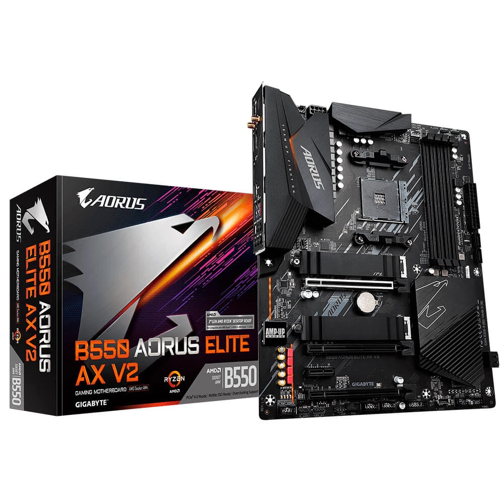 Mb Gigabyte B550 Aorus Elite Ax V2 Am4, Ddr4, Atx