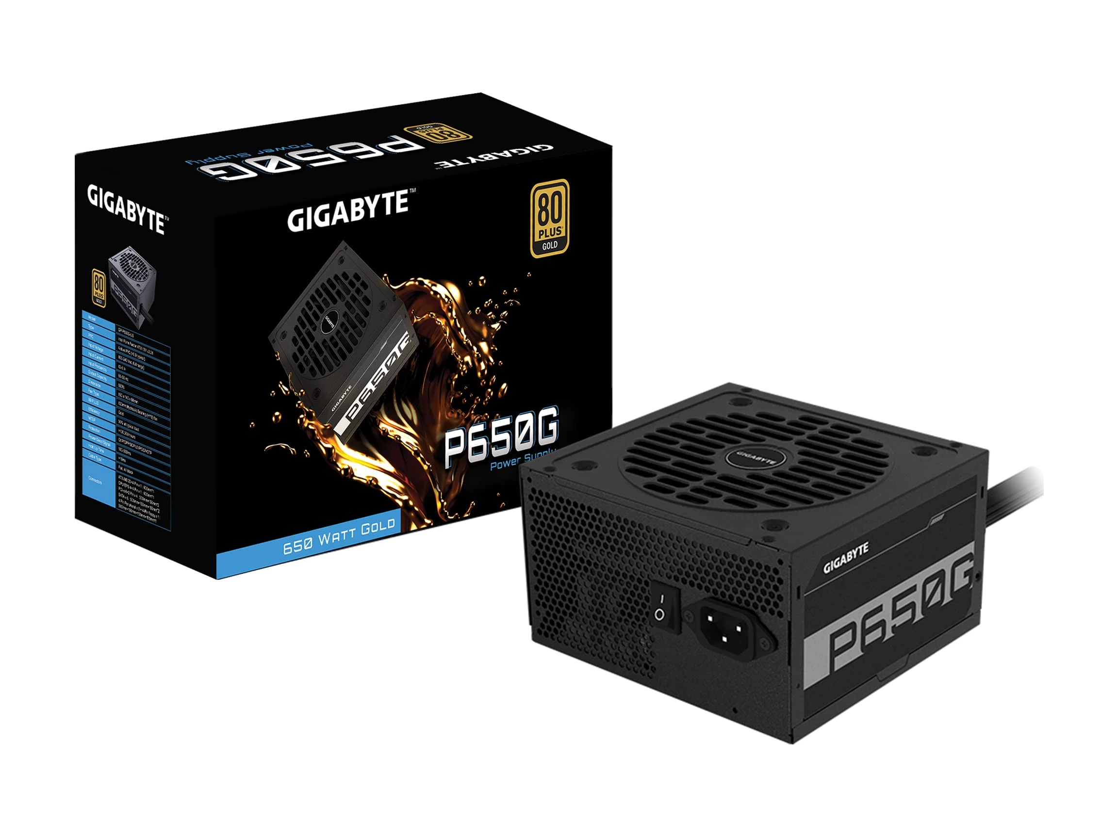 Psu Gigabyte 650W P650G 80 Plus Gold