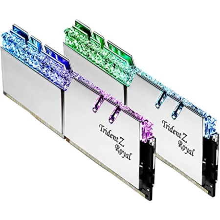 Mem Ddr4 Gskill Trident Z Royal 2X8Gb 3600Mhz Plata Cl18