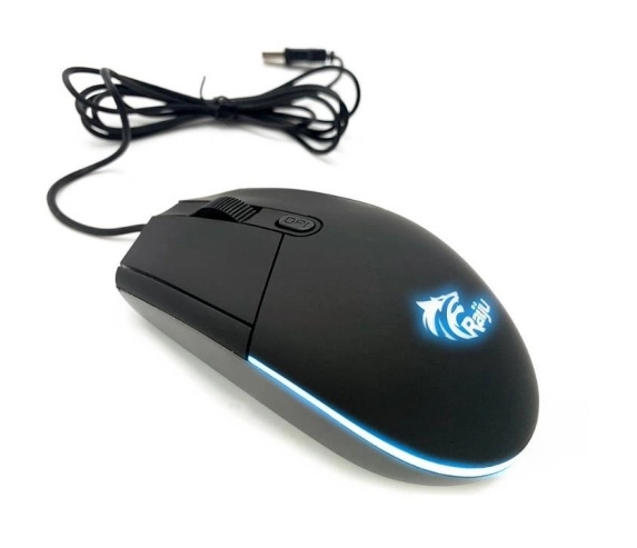 Mouse Raiju Gaming Compatible Con Windows Con Cable Usd De 1 M Color Negro Raiju Om01