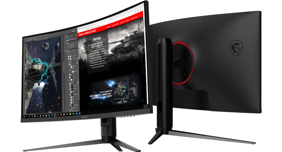 Monitor 27" Msi Optix G271Cqp 165Hz Curvo