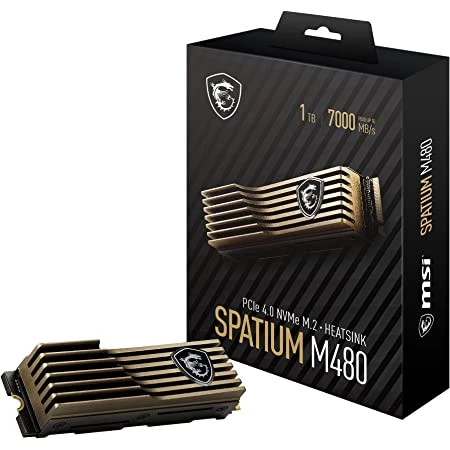 Ssd Msi Spatium M480 1Tb Pcie 4.0 Nvme M.2 Hs