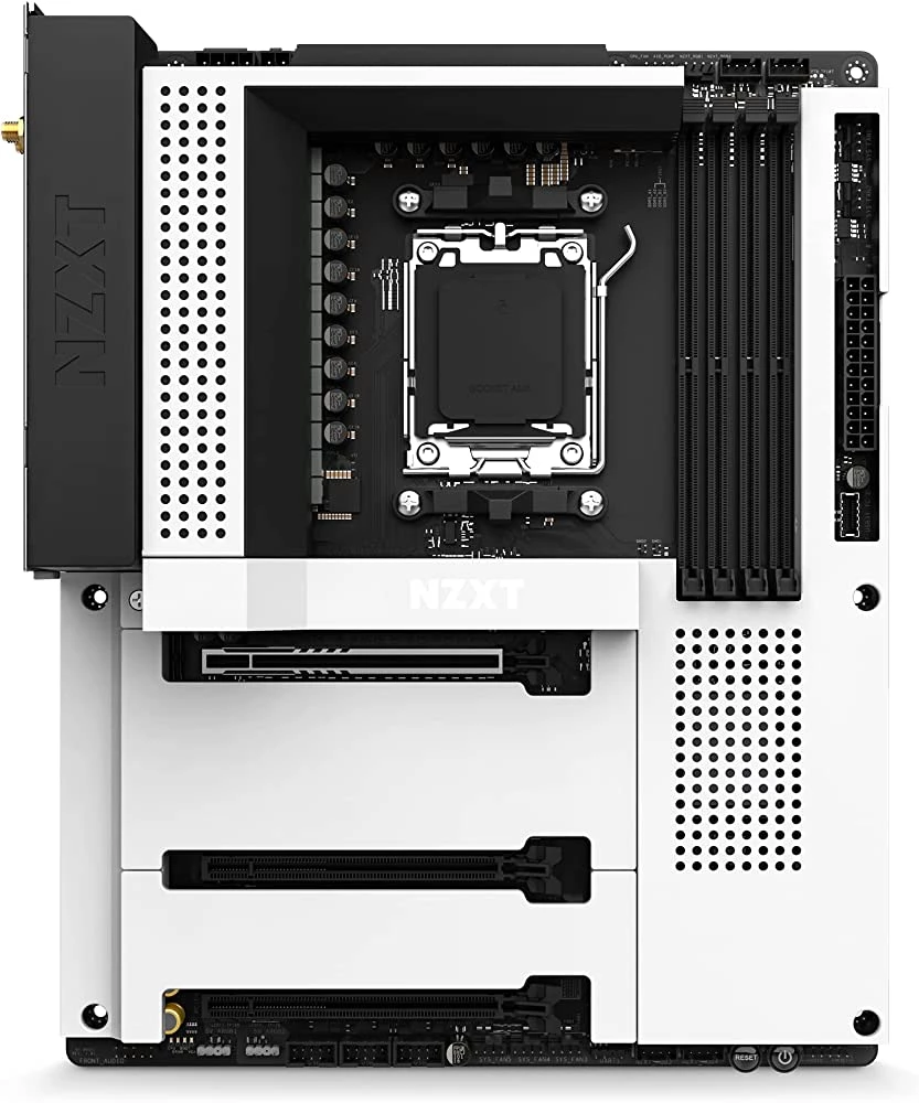 Mb Nzxt N7 B650E Am5, Blanco, Atx