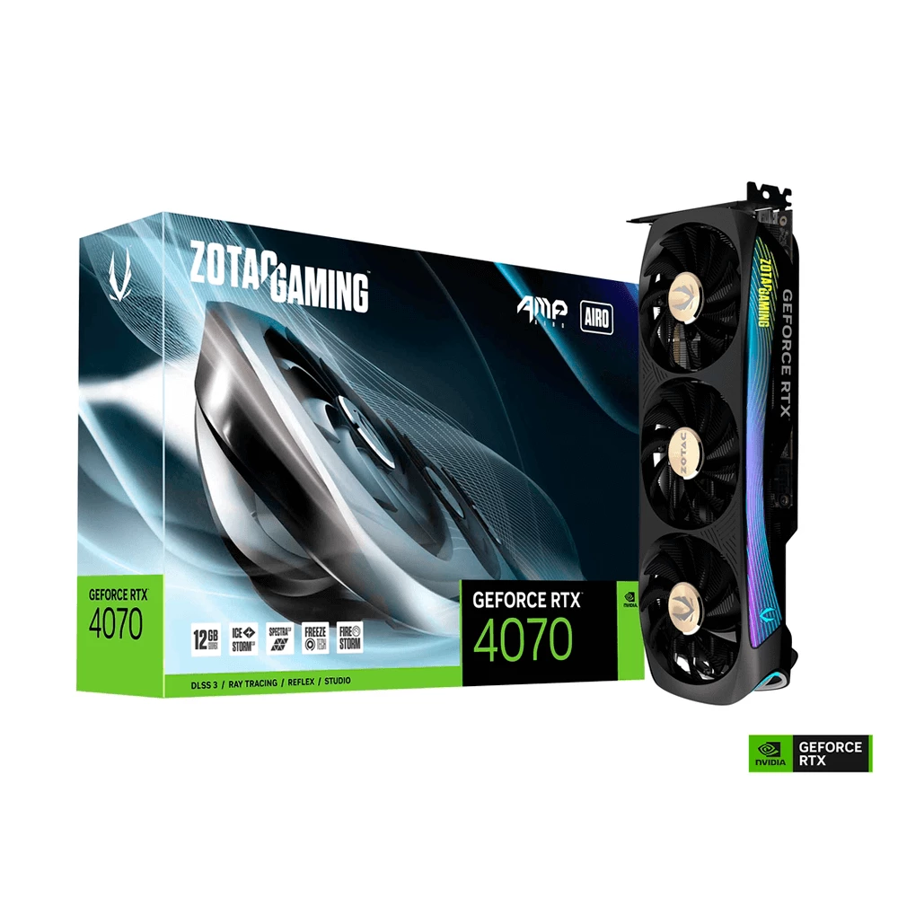 Gpu Zotac Gaming Rtx 4070 Amp Airo 12Gb Gddr6X