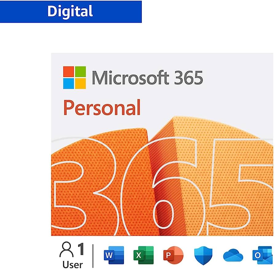 Microsoft 365 personal 1 Usuario 1 Año Windows Mac OFICIAL
