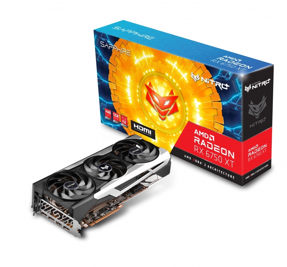 Sapphire Nitro Amd Radeon Rx 6750 Xt Gaming 12Gb Gddr6 192 Bit Amd Rdna 2 1 11318 01 20G