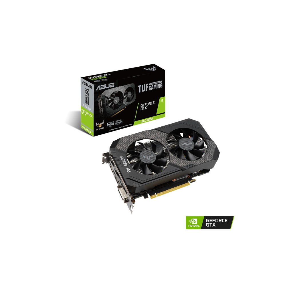 Tarjeta De Video Asus Tuf-Gtx1660S-6G-Gaming 192-Bit Pci-E 3.0 Hdmi2.0B Dvi-D Dp 1.4 8K Dual Fan
