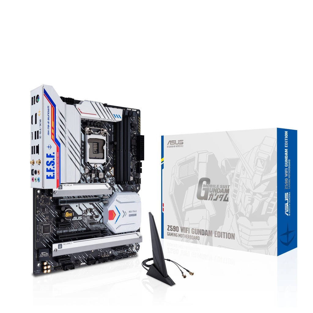 Mb Asus Gundam Edicion Especial Z590 Lga 1200 Atx Ddr4 5133Mhz Dp 6Sata6Gb Pcie4.0 3M.2 Usb3.2G
