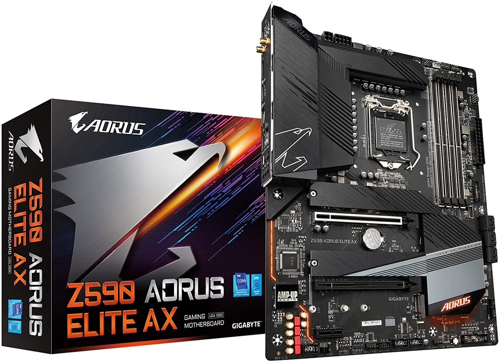 Mb Gigabyte Z590 S1200 Atx 2133 A 5400Mhz 1Dp 5Usb3.2 4Usb2.0 1Usbc3.2 2Sma 2T2R 6Sata6Gb 3M.2